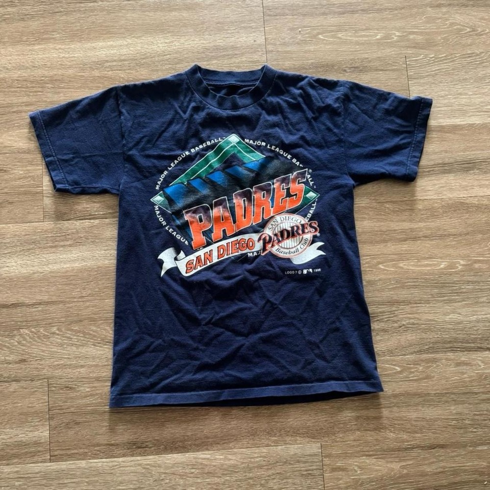 vintage 90s san diego padres mlb baseball t shirt